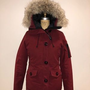 Burgundy Canada Goose Coat